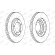 JURID 562846JC - Jeu de 2 disques de frein avant