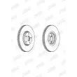 Disque de frein avant droit JURID [562950JC-1]