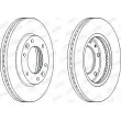 JURID 563006JC - Jeu de 2 disques de frein avant