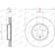 JURID 563304JC - Jeu de 2 disques de frein avant