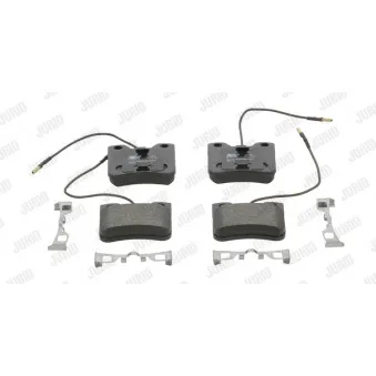 Jeu de 4 plaquettes de frein avant JURID OEM 425321