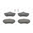 Jeu de 4 plaquettes de frein avant JURID [571376J]