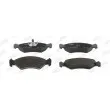 JURID 571412J - Jeu de 4 plaquettes de frein avant