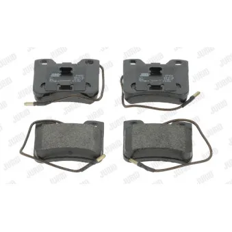 Jeu de 4 plaquettes de frein avant JURID OEM 425164