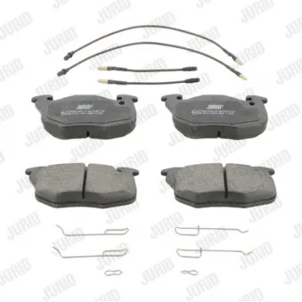 Jeu de 4 plaquettes de frein avant JURID OEM 425483