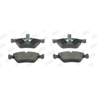 Jeu de 4 plaquettes de frein avant JURID OEM 4467049