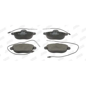 JURID 571903J - Jeu de 4 plaquettes de frein avant