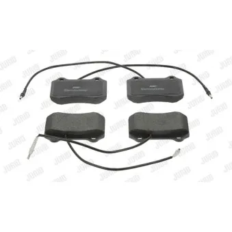 Jeu de 4 plaquettes de frein avant JURID OEM 425219