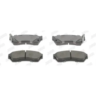 Jeu de 4 plaquettes de frein avant JURID OEM 45022SA0681