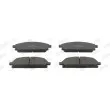 JURID 572466J - Jeu de 4 plaquettes de frein avant