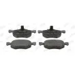 JURID 572503J - Jeu de 4 plaquettes de frein avant