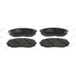 JURID 572511J - Jeu de 4 plaquettes de frein avant