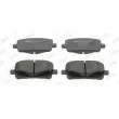 JURID 572563J - Jeu de 4 plaquettes de frein avant