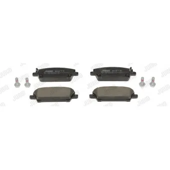 Jeu de 4 plaquettes de frein avant JURID OEM 45022SMGE00