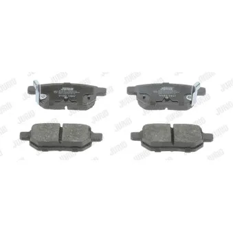 Jeu de 4 plaquettes de frein arrière JURID OEM 0446652070