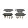 JURID 572634J - Jeu de 4 plaquettes de frein avant