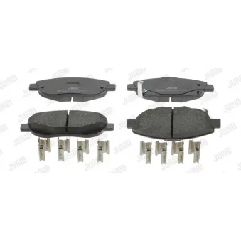 Jeu de 4 plaquettes de frein avant JURID OEM 0446505260