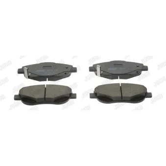 Jeu de 4 plaquettes de frein avant JURID OEM 0446505260