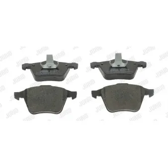 Jeu de 4 plaquettes de frein avant JURID OEM 30769125