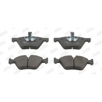 JURID 573188J - Jeu de 4 plaquettes de frein avant