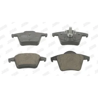 Jeu de 4 plaquettes de frein arrière JURID OEM 274330
