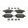 JURID 573264JC - Jeu de 4 plaquettes de frein avant