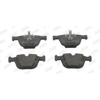 Jeu de 4 plaquettes de frein arrière JURID OEM 34216790966