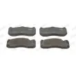 JURID 573294JC - Jeu de 4 plaquettes de frein avant
