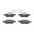 JURID 573295J - Jeu de 4 plaquettes de frein avant