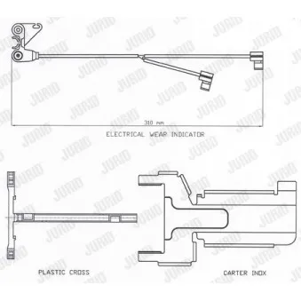 JURID 587014 - Contact d'avertissement, usure des plaquettes de frein