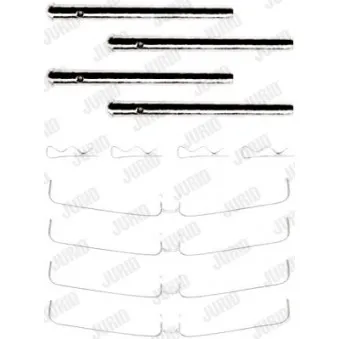 JURID 792087J - Kit d'accessoires, plaquette de frein à disque