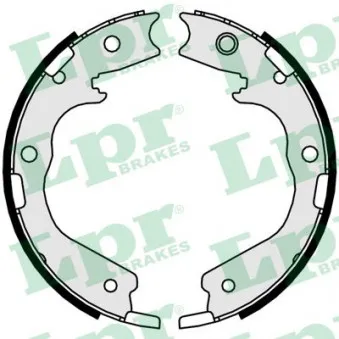 Jeu de mâchoires de frein, frein de stationnement LPR 01078