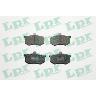 Jeu de 4 plaquettes de frein avant LPR [05P004]