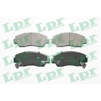 Jeu de 4 plaquettes de frein avant LPR OEM UB3949280