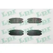LPR 05P045 - Jeu de 4 plaquettes de frein arrière