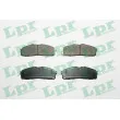LPR 05P066 - Jeu de 4 plaquettes de frein arrière