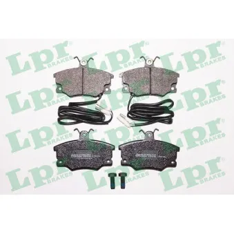 Jeu de 4 plaquettes de frein avant LPR OEM 0005892608