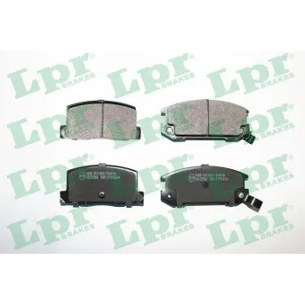 Jeu de 4 plaquettes de frein arrière LPR OEM 0449217011