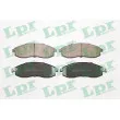 Jeu de 4 plaquettes de frein avant LPR [05P1030]