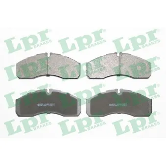 Jeu de 4 plaquettes de frein avant LPR OEM 2996532