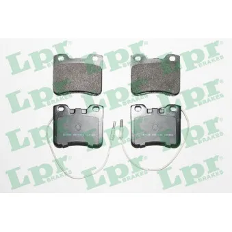 Jeu de 4 plaquettes de frein avant LPR OEM 95569340