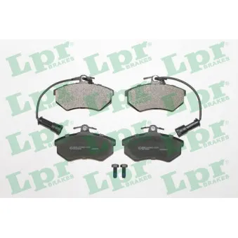 Jeu de 4 plaquettes de frein avant LPR 05P1137