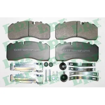 Jeu de 4 plaquettes de frein avant LPR OEM A0024207820