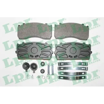 Jeu de 4 plaquettes de frein arrière LPR OEM 0014212510