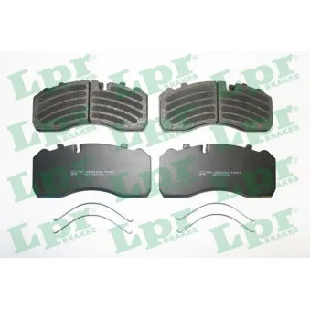 Jeu de 4 plaquettes de frein avant LPR OEM 2992336
