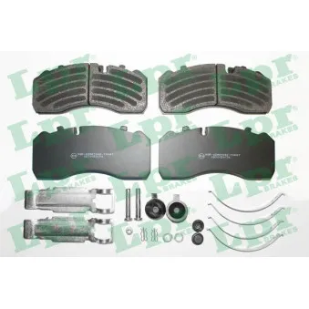 Jeu de 4 plaquettes de frein avant LPR OEM 2992336