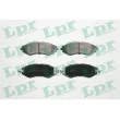 Jeu de 4 plaquettes de frein avant LPR [05P1208]