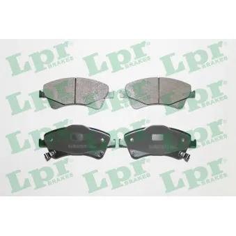 Jeu de 4 plaquettes de frein avant LPR OEM 0446502170