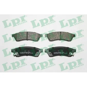 Jeu de 4 plaquettes de frein arrière LPR 05P1320