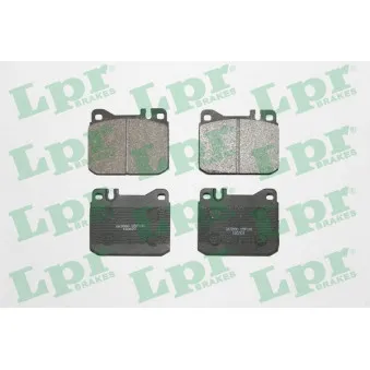 Jeu de 4 plaquettes de frein avant LPR OEM 0014209220